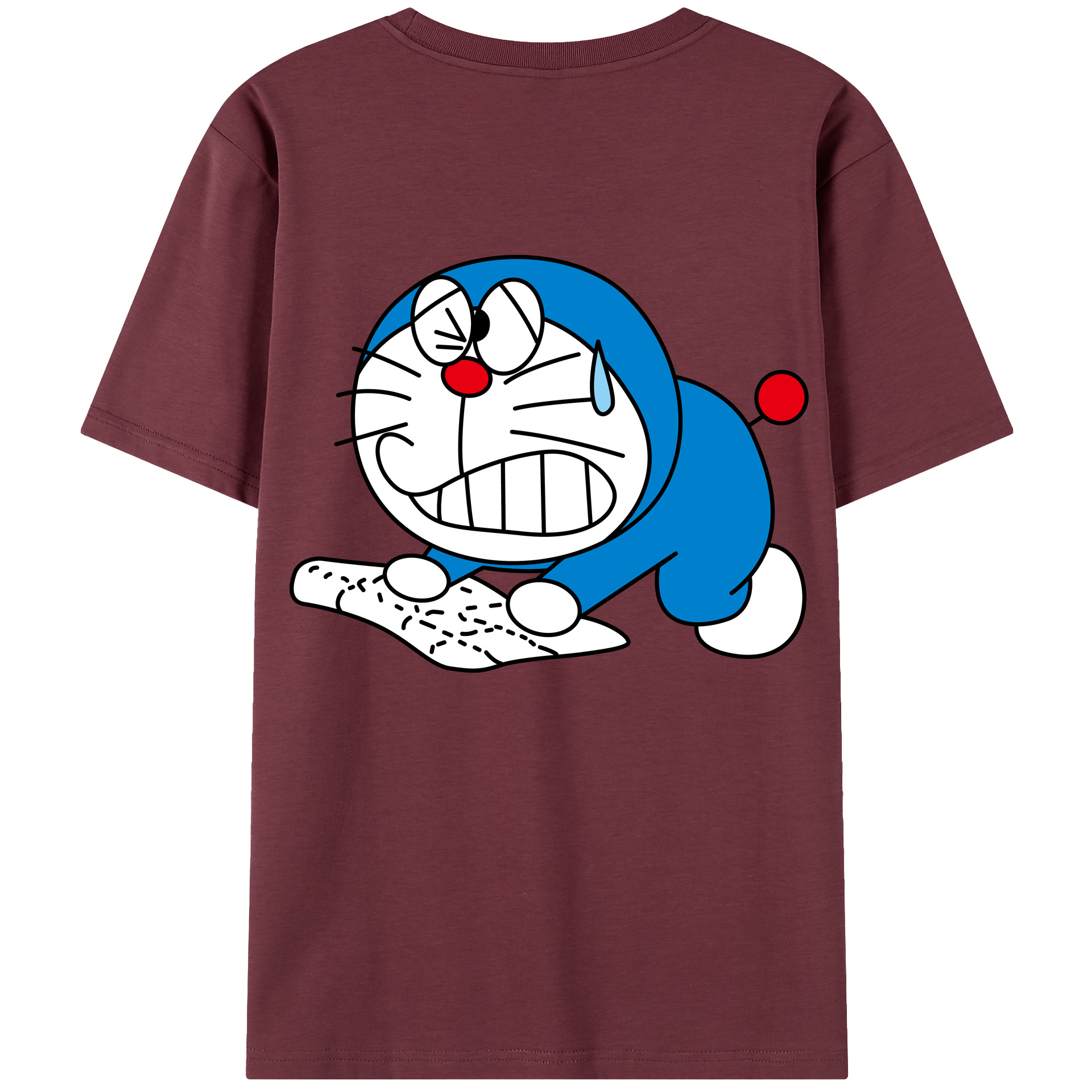 （画像用） ドラえもん Doraemon 綿100％半袖Tシャツ（背面プリント）